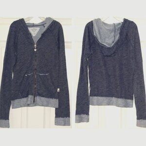 T2Love Girls Size 12 Denim Blue Hoodie